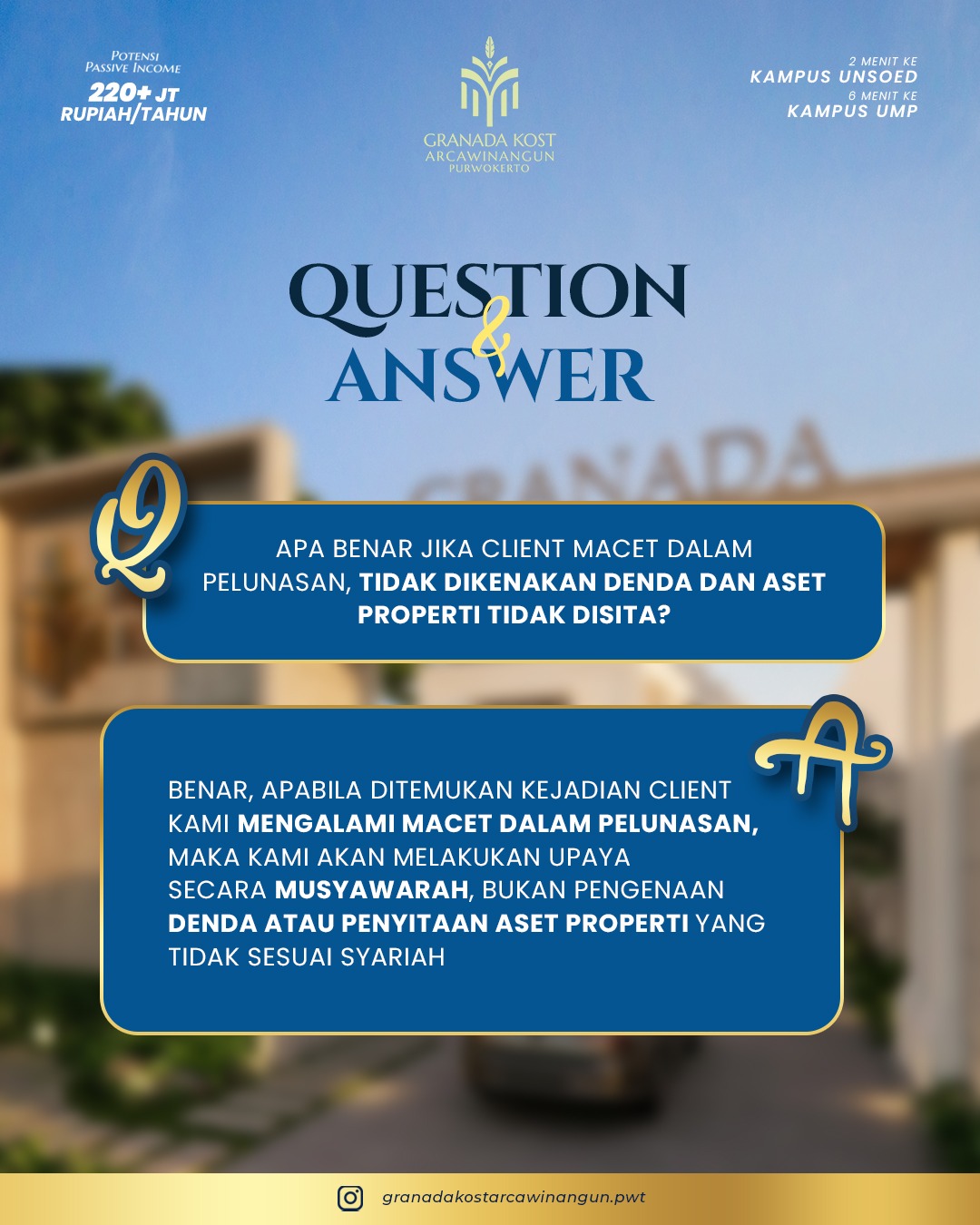 Q&A: Tidak Ada Sita Aset